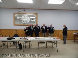 NNYVFA Officers being sworn in 2024